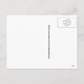 休日のトレーニング シーズンポストカード (裏面)