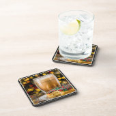 休日のドーナツ及びコーヒープラスチックかコルクのコースター コースター (右側)