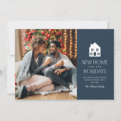 休日のニューホーム海軍クリスマスムービング シーズンカード (正面)