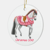 休日のハートパレードの馬のオーナメント セラミックオーナメント (左)