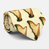 休日のハープのタイ ネクタイ (ロール)