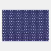 休日のパターンの形状と赤い緑の格子模様 ラッピングペーパーシート (正面3)