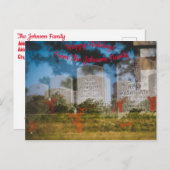 休日のパーソナライズされた退役軍人/軍隊のフォトカード ポストカード (正面/裏面)