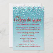 休日のパーティの招待状は|季節2を祝います 招待状 (正面)