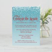 休日のパーティの招待状は|季節2を祝います 招待状 (スタンド正面)