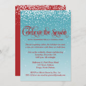 休日のパーティの招待状は|季節2を祝います 招待状 (正面/裏面)