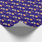 休日のパーティパターン ラッピングペーパー (コーナー)