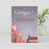 休日のパーティ、バチェロレッテ、誕生会の招待 招待状 (スタンド正面)