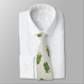 休日のヒイラギパターン ネクタイ (タイ)