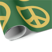 休日のピースマークの印の包装紙 ラッピングペーパー (ロールコーナー)