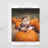 休日のフォトカード カード (正面)