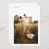 休日のフォトカード シーズンカード (正面/裏面)