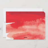 休日のフォトカード | パインミニマルモダンクリスマス シーズンカード (裏面)