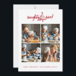 休日のフォトカード | モダンいけなクリスマス シーズンカード<br><div class="desc">美しいまたは素敵な写真のクリスマスカーモダンドでいけな、この休暇のシーズンに永続数々の的な印象を作成する。このカードはモダンクリスマスツリーのスケッチとシンプルミニマルな4枚の写真コラージュとフォントを備えている。「美しい恋しく思あなた」のショップでモダンはニースいけなクリスマス・コレクションのコーディネート親愛を行わないこと。</div>