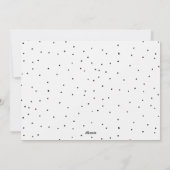 休日のフォトカード |モダンドミニマルット・クリスマス シーズンカード (裏面)