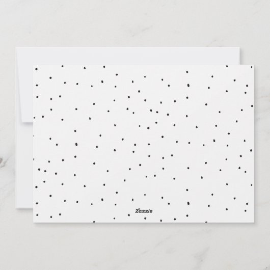 休日のフォトカード |モダンドミニマルット・クリスマス シーズンカード (裏面)