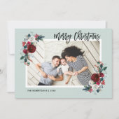 休日のフローラクリスマスフォト | あいさつ シーズンカード (正面)