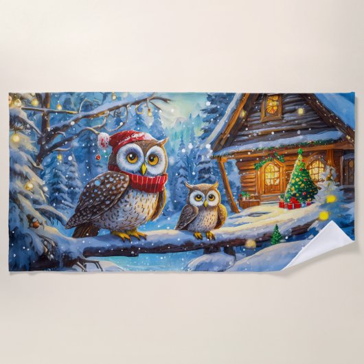 休日のフールズデザインバイリッチアムンギル ビーチタオル (正面)