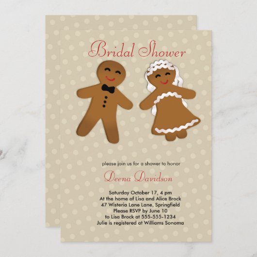 休日のブライダルシャワーの招待状はまたは日付を救います セーブザデート (正面/裏面)