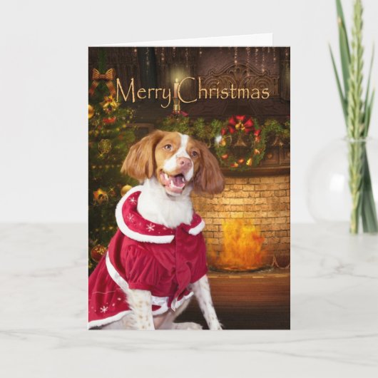 休日のブリッタニーのクリスマスカード シーズンカード (正面)