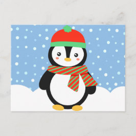 休日のペンギン シーズンポストカード