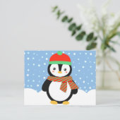 休日のペンギン シーズンポストカード (スタンド正面)