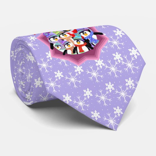 休日のペンギン ネクタイ (ロール)