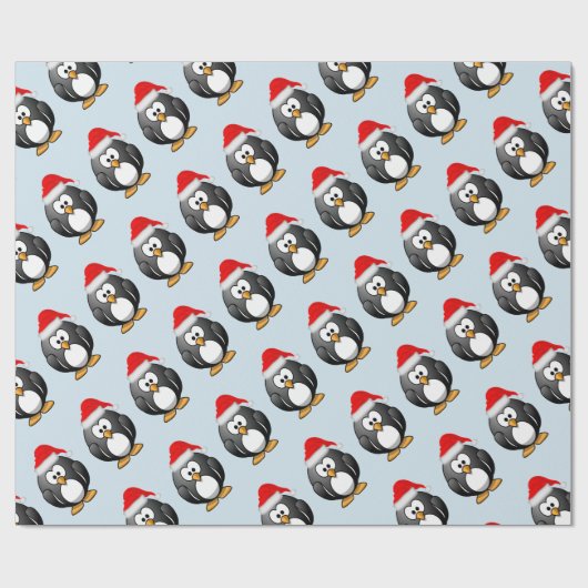 休日のペンギン ラッピングペーパー (フラット)