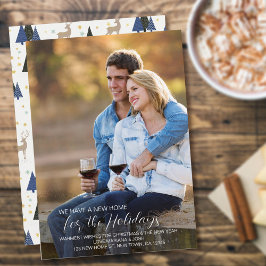 休日のホーム写真の新住所 シーズンカード