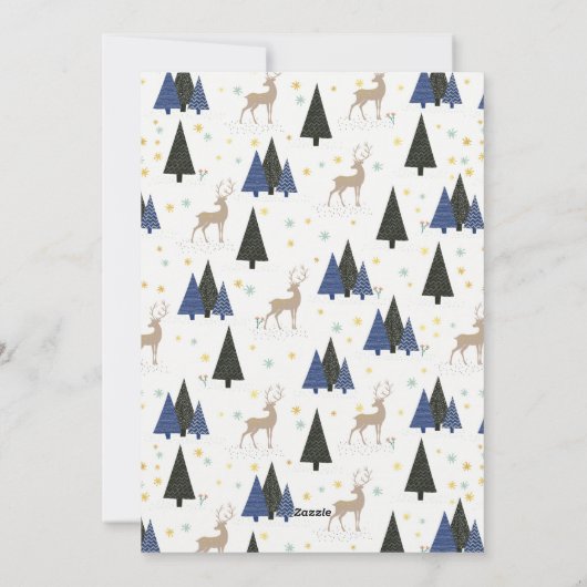 休日のホーム写真の新住所 シーズンカード (裏面)