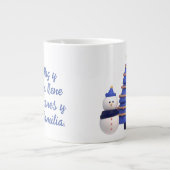 休日のマグ ジャンボコーヒーマグカップ (正面)