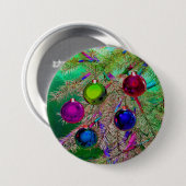 休日のマツ装飾 缶バッジ (正面&裏面)