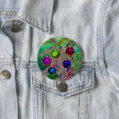 休日のマツ装飾 缶バッジ (インサイチュ)