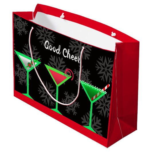 休日のマルティーニのギフトバッグ ラージペーパーバッグ (裏面アングル)