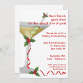 休日のマルティーニのパーティの招待状 招待状 (正面/裏面)