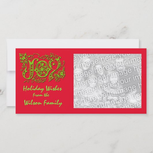 休日のミニフォトカ与えード シーズンカード (正面)