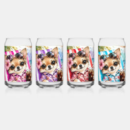 休日のメスチワワビーチリラクゼーション 1-4 ガラス缶