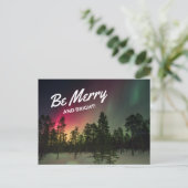 休日のメリーで及び明るいNorthern Lightsの郵便はがき シーズンポストカード (スタンド正面)