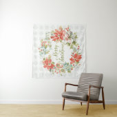 休日のメリークリスマスのための家 タペストリー (インサイチュ)