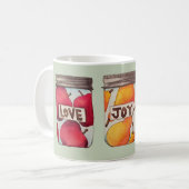 休日のメーソンジャーのマグ コーヒーマグカップ (正面左)