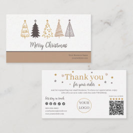 休日のモダンソーシャルQRコード、ありがとうビジネス 名刺