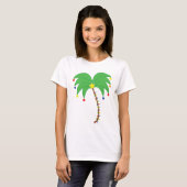 休日のヤシの木のワイシャツ Tシャツ (正面フル)