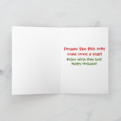 休日のユーモアシリーズ シーズンカード (内部)