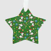 休日のラマの狂気 オーナメント (裏面)