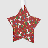 休日のラマの狂気 オーナメント (正面)