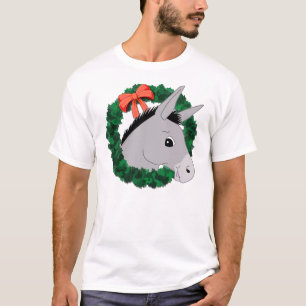休日のリースのろば Tシャツ