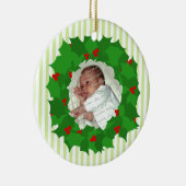 休日のリース写真 セラミックオーナメント (右)