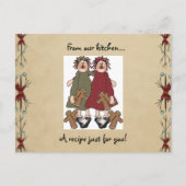 休日のレシピカード シーズンポストカード (正面)