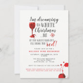 休日のワイン交換パーティの招待状 招待状 (正面)