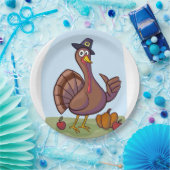 休日の七面鳥 ペーパープレート (パーティー)